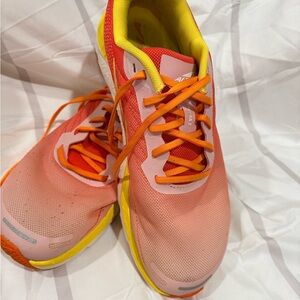 Vibrant Athletic Shoes in orange and Yellow